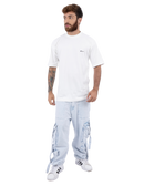 Camiseta Oversized Ethan – Logo Minimal