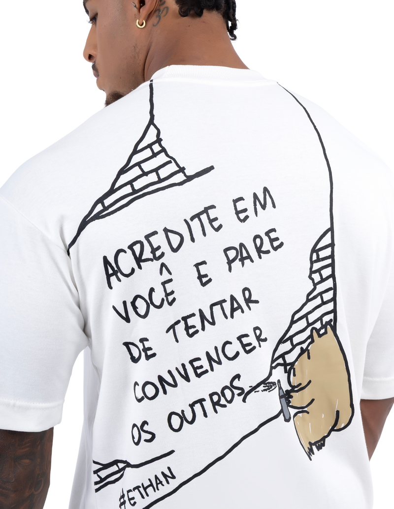 Camiseta Oversized Ethan – Acredite em Você
