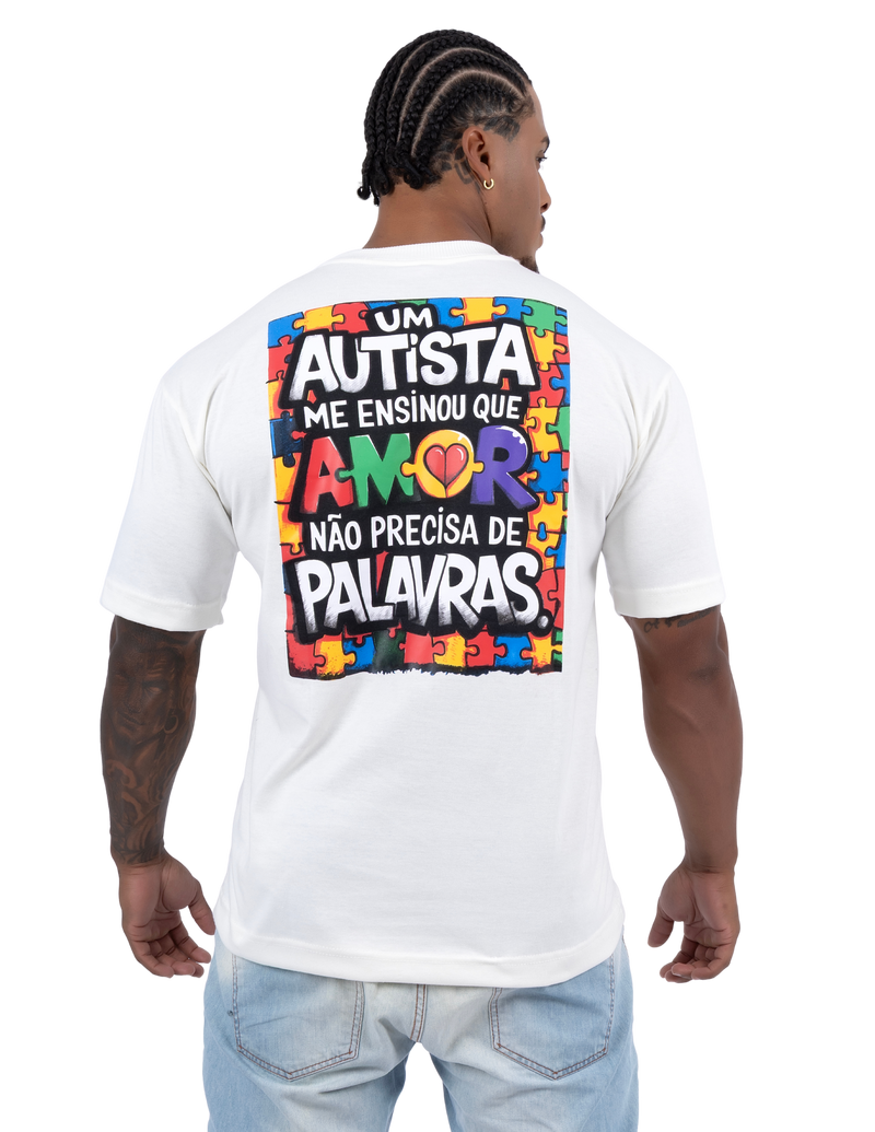 Camiseta Oversized Ethan – Amor Não Precisa de Palavras